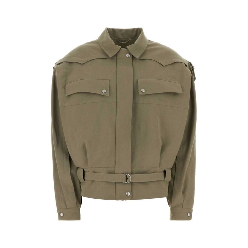 Magda Butrym Women Sage Green Cotton Jacket